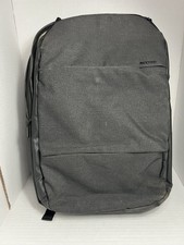 Incase City Laptop Backpack Gray Full Size Shoulder Zip Bag Soft Pockets picture
