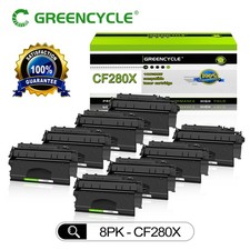 8PK CF280X High Yield Laser Toner Cartridge fit for HP LaserJet Pro 400 M425dn picture