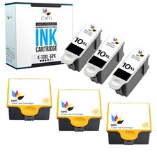 CMYi 6-Pack Compatible Ink Cartridges 10B and 10C for Kodak Hero 6.1, 7.1, 9.1 picture