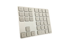 Lekvey 34 Keys Bluetooth Number Pad Rechargeable Wireless Numeric Keypad -Silver picture