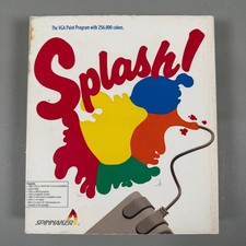 Splash VGA Paint Spinnaker 1988 IBM PC DOS 3.5
