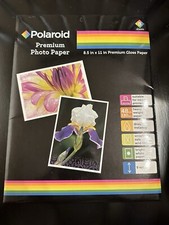 Polaroid Premium Photo Paper 8 Sheet 8.5 In. x 11 in. Sealed picture