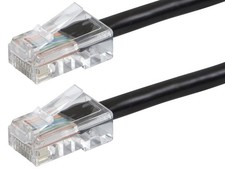 Monoprice Cat5e Ethernet Patch Cable - 2ft - Black, RJ45, 350Mhz, UTP, 24AWG picture