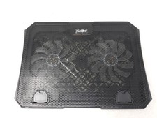 KeiBn Laptop Cooling Pad Dual Fan USB Adjustable Speed Ergonomic Black picture