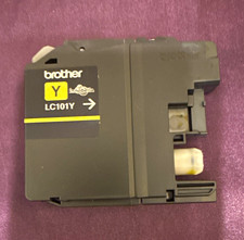 Brother Genuine/Original LC101Y Yellow Inkjet Cartridge for Brother Printers picture