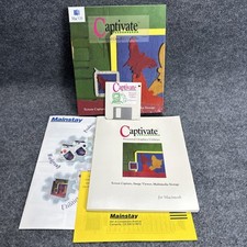 Captivate for Mac Essential Graphics Utilities Software - Vintage Mac 1995 picture