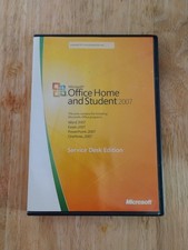 Microsoft Office 2007 Home Student Service Desk Edition PC w Product Key Word picture