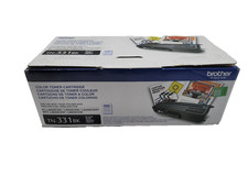 Brother TN331BK Black Toner Cartridge Genuine OEM 2500 Page Yield  picture