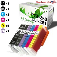 6PK PGI 280XXL CLI 281XXL Ink Cartridge for Pixma TS8300 TS8320 TS8322 Printer picture