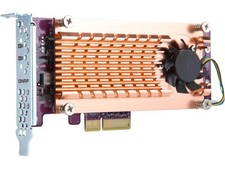 QNAP QM2-2P-244A Dual M.2 22110/2280 Pcie SSD Expansion Card (PCIe Gen2 X4), Low picture
