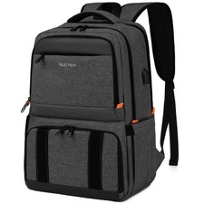 Lunch Backpack, Insulated Cooler Backpack Box 15.6 inch, Black picture
