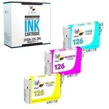 CMYi 3X Replacement 126 Color Ink Cartridges for Epson Workforce 435 545 630 635 picture