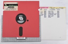 Vintage Fuji Computer Floppy Disk - Rare, Atari, Untested, As-Is (DOS 3.0) picture