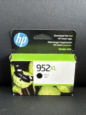 HP 952XL High Yield Black Original Ink Cartridge, F6U19AN Exp. AUG/2024 picture