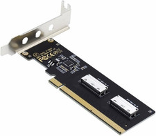 Adapter PCIE4.0 Pci-Express 16X to Dual Oculink SFF-8612 SFF-8611 8X VROC Adapte picture