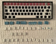 Skyloong GK6X Custom Ocean Fish Wired Keyboard Ultra Compact Some Key Caps picture
