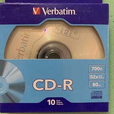 Verbatim CD-R Recordable 700MB 52X with Branded Surface , 10 Pack   picture