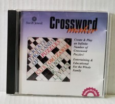 Swift Jewel - Crossword Maker, Pre-owned, Very Good condition, Windows CD-ROM  picture