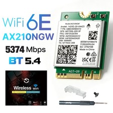 WiFi 6E Card M.2 2230 Intel AX210 Bluetooth 5.4 Tri-Band Laptop Network Adapter picture
