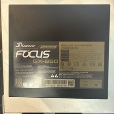 SeaSonic FOCUS GX-850 850W 80+ Gold Power Supply SSR-850FX - NO CABLES UNTESTED picture