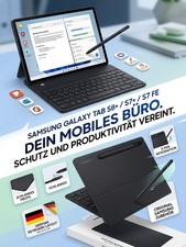 Samsung Book Cover Keyboard Slim Galaxy Tab, Keyboard Case Black (12.4 inch) picture