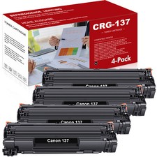 4pk CRG137 For Canon 137 Toner Cartridge ImageClass MF227dw MF212w MF232w MF244 picture