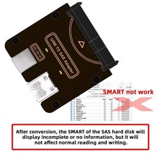 USB 3.0 to SAS Adapter for SFF-8482 SAS Hard Disks to USB 3.0 Converter Adapter  picture