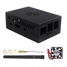 New Orange Pi 3B Metal Case Aluminum Alloy Box With Cooling Fan Cooling Case US picture