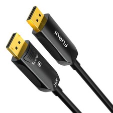 FURUI Fiber Optic DisplayPort Cable 2.1 25ft, 16K Fiber DisplayPort 2.0 Cable... picture