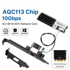 AQC113 M.2 B+M 10GbE Network Card to RJ45 Ethernet Network Adapter for Desktop picture