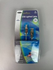 NEW Belkin USB Lighted Cable USB A /B 6 ft, 1.8m picture
