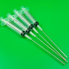 4x 10ml Ink Refill Syringe with 10cm Needle for Inkjet Printer CISS Cartridges picture