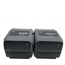 Lot of 2 Zebra ZP620 ATP Direct Thermal Label Printer Gray #L3263 (TC) picture