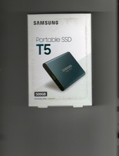 Samsung T5 500GB,External, Solid State Drive New With Case  picture