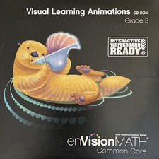 Pearson enVisionMATH Common Core Grade 3 Visual Learning Animations CD, Win/Mac picture