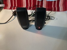 Logitech S120 Black Computer Speakers Tested Working Great Sound picture