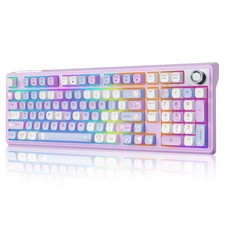 ROYALAXE F98 Creamy Keyboard with Number pad, Hot Swappable Wireless Mechanic... picture