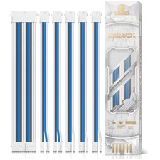 Enhance Performance with Custom Cable Kit - Blue-White picture