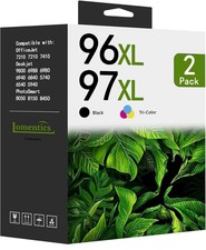 Printer Ink 96XL 97XL Compatible for HP 96 97 Ink Cartridges Black/Color Comb... picture