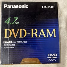 NEW Panasonic DVD RAM 4.7 GB 120 Min Single Sided Rewritable LM-HC47LE JAPAN picture