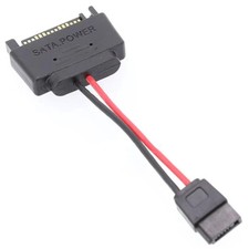 6pin SATA Power to 15pin Cable Slim 12.7mm 9.5m DVD CD Drive Desktop PC DC Wire picture