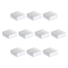 10Pcs 14x14x6mm Heatsink Aluminum Radiator Heat Sink White picture