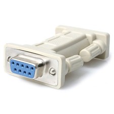 StarTech.com NM9FF DB9 RS232 Serial Null Modem Adapter, F/F, Null Modem Adapter, picture