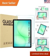 Bubble-Free Installation 2 Pack Screen Protector for Galaxy Tab A9 Plus 11