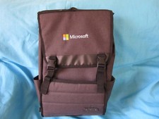 Microsoft Ogio Dark Gray Laptop Backpack  18” tall x 12” wide x 7” deep New picture