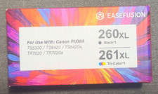 EASEFUSION 260XL/261XL Black & Tri-Color Ink for Canon TS5320 TS6420 TR7020 picture