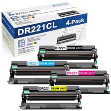 4PK DR221CL DR221 Drum Unit for Brother HL3140CW HL-3170CDW MFC-9340CDW Printer picture