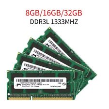 Micron 32GB 16GB 8GB DDR3L 1333MHz 1.35V PC3L-10600 sodimm 204Pin Laptop RAM LOT picture