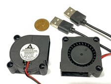 2 Pieces USB 5V Brushless 4015 Cooling Fan Blower 2pin 40mm x 15mm 4cm picture