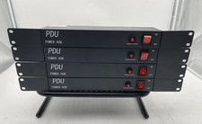 LOT of 4 6-Outlet Horizontal 1U PDU Rack Mount Power Strips CT-PDU6-SP picture